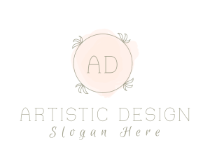 Makeup Artist Watercolor logo design