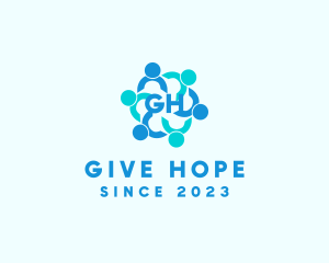 People Charity Foundation Group logo design