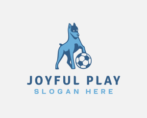 Dog Soccer Ball logo