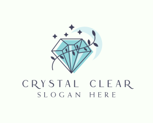 Natural Moon Crystal logo design