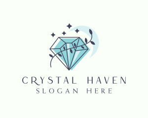 Natural Moon Crystal logo design