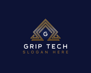 Triangle Tech Company logo design