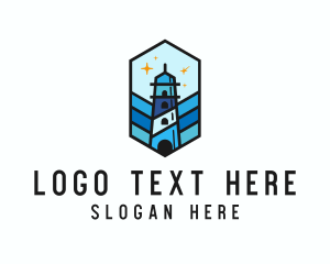 Starry Night Lighthouse logo