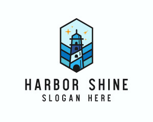 Starry Night Lighthouse logo