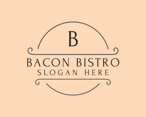 Elegant Bistro Bar logo design