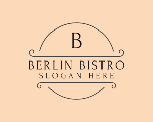 Elegant Bistro Bar logo design