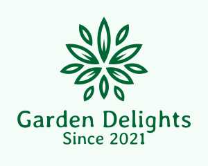 Organic Herbal Garden logo design