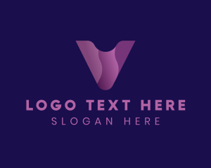 Social Media - Generic Studio Letter V logo design