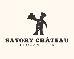 Restaurant Chef Server logo design