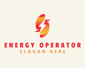 Lightning Bolt Energy logo design