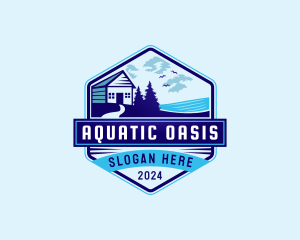 Vacation Cabin Resort logo design