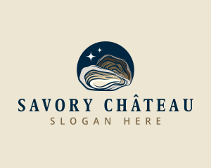 Oyster Seafood Shell logo design