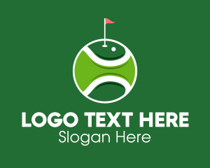 Tennis Golf Ball  logo