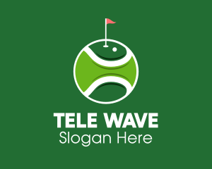 Tennis Golf Ball  logo design