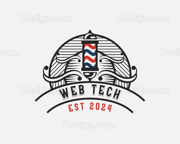 Barbershop Grooming Styling Logo