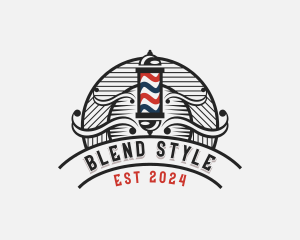 Barbershop Grooming Styling logo design