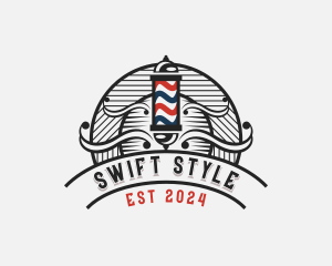 Barbershop Grooming Styling logo design