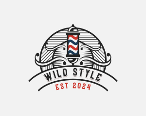 Barbershop Grooming Styling logo design