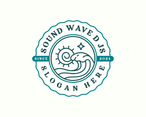 Ocean Tidal Wave logo design