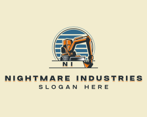 Industrial Contractor Excavation logo design