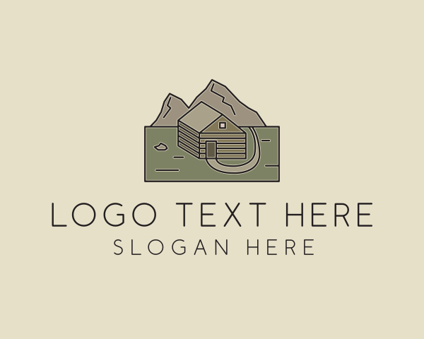 Outdoor Mountain Cabin  logo