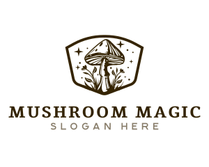 Mushroom Plant Sparkle logo