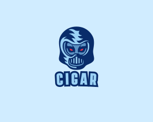 Mask Helmet Avatar logo design