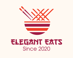 Oriental Noodle Restaurant logo design