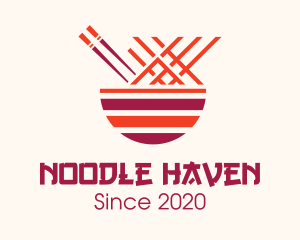 Oriental Noodle Restaurant logo design