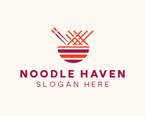 Oriental Noodle Restaurant logo design