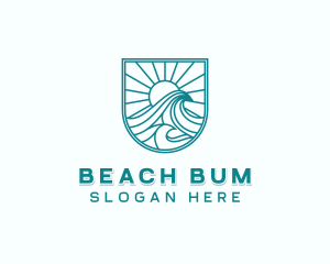 Sea Waves Tourism logo design