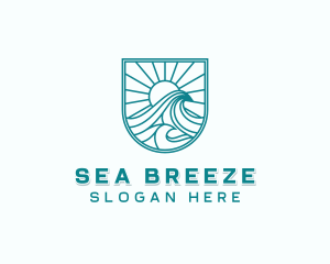 Sea Waves Tourism logo design