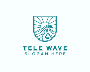 Sea Waves Tourism logo design