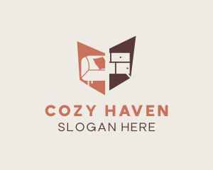 Couch Drawer Furniture logo design