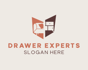 Couch Drawer Furniture logo design