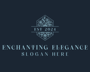 Elegant Floral Boutique logo design