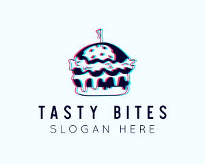 Glitch Burger Snack  logo