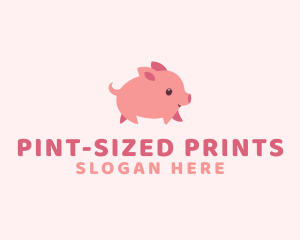 Cute Piglet Pet logo
