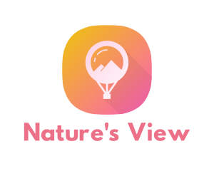 Mountain View App logo design