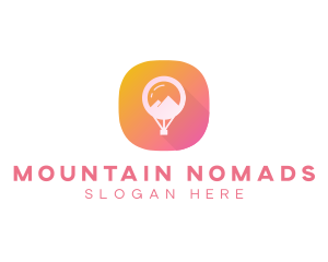 Mountain View App logo design