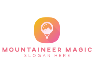 Mountain View App logo design