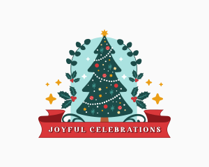 Christmas Holiday Tree logo