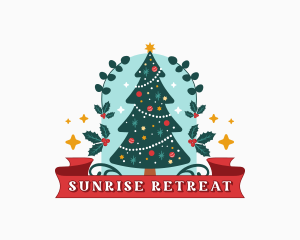 Christmas Holiday Tree logo