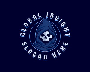 Death Skull Villain logo