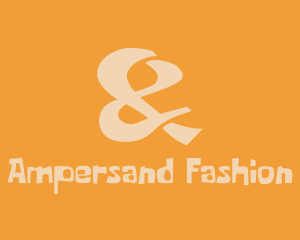 Doodle Ampersand Lettering  logo