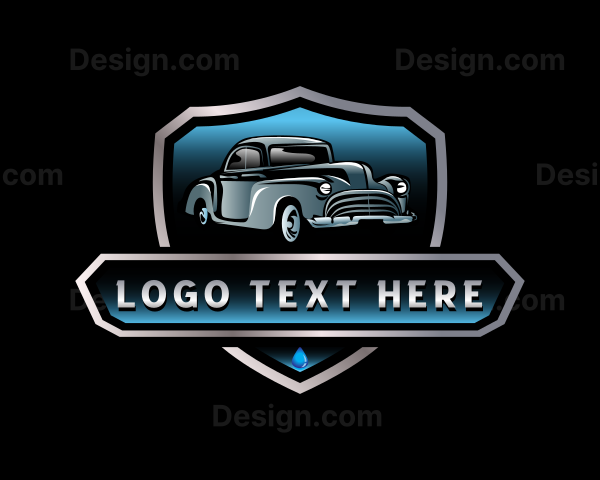 Retro Vehicle Restoration Logo