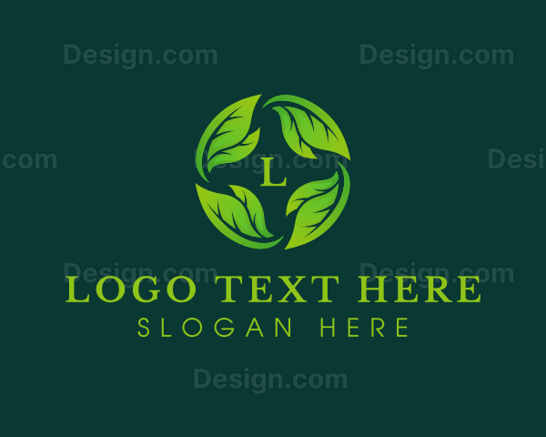 Herbal Leaves Planting Logo