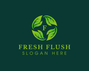 Herbal Leaves Planting logo design