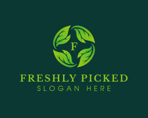 Herbal Leaves Planting logo design