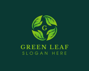 Herbal Leaves Planting logo design